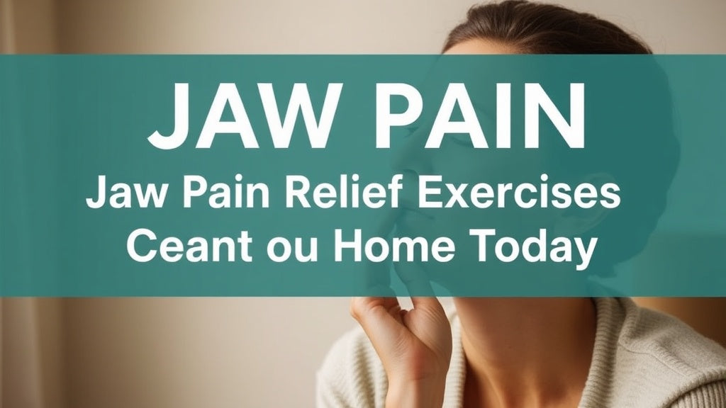 7 Effective TMJ Jaw Pain Relief Exercises You Can Do at Home Today