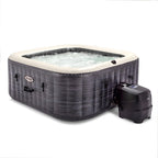 Greystone Deluxe 4 Person Inflatable Hot Tub With Wireless