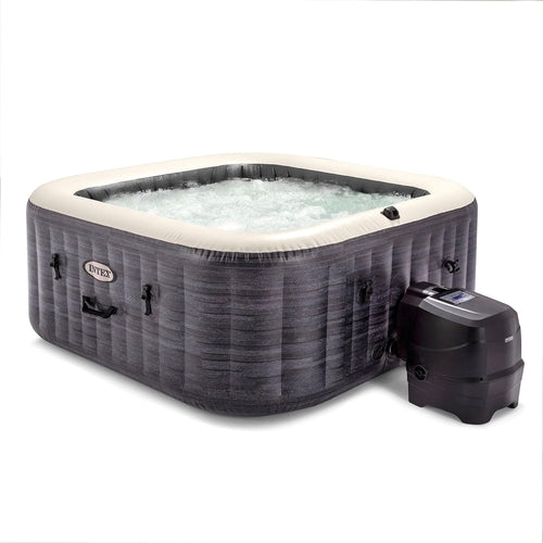 Greystone Deluxe 4 Person Inflatable Hot Tub With Wireless