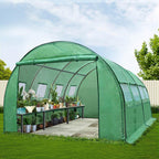 Green Fingers Greenhouse 4x3x2M Walk in Green House Tunnel Plant
