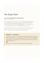 Sample page from The Bright Mind ADHD parenting handbook