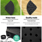 Instahut 3m Outdoor Umbrella w/Base Cantilever Beach Garden Patio