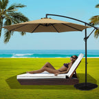 Instahut 3m Outdoor Umbrella w/Base Cantilever Beach Garden Patio