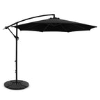 Instahut 3m Outdoor Umbrella w/Base Cantilever Beach Garden Patio