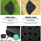 Instahut 3m Outdoor Umbrella w/Base Cantilever Beach Garden Patio