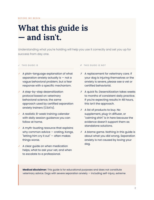ALONE — The Dog Separation Anxiety Protocol (PDF Guide)