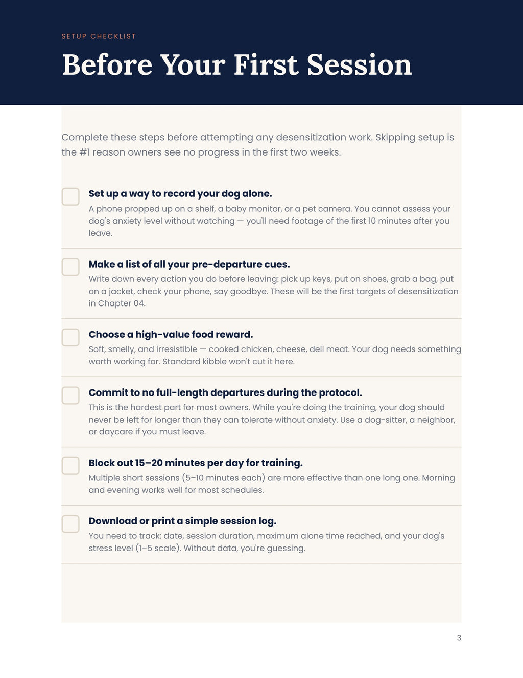 ALONE — The Dog Separation Anxiety Protocol (PDF Guide)