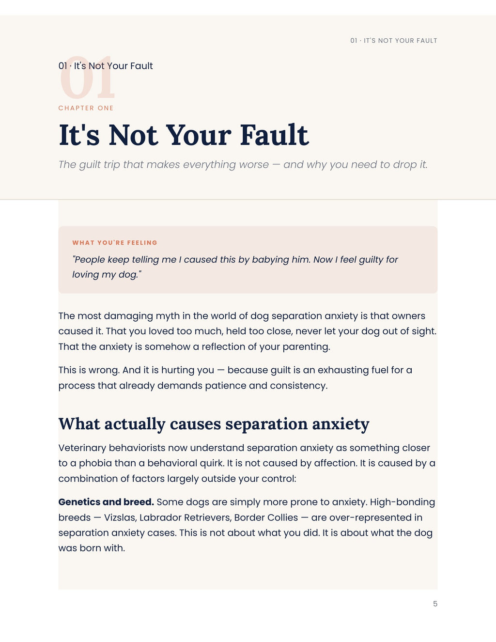 ALONE — The Dog Separation Anxiety Protocol (PDF Guide)