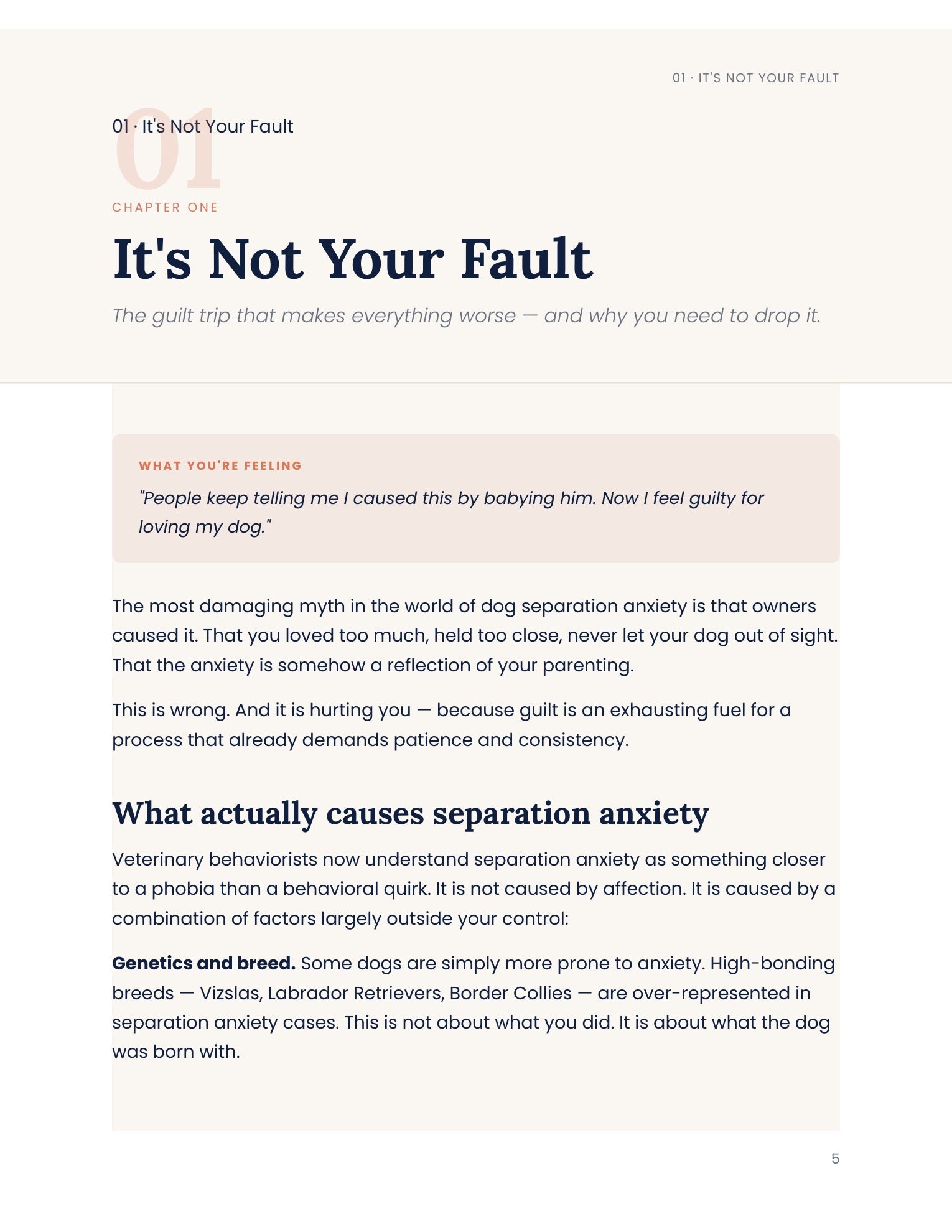 ALONE — The Dog Separation Anxiety Protocol (PDF Guide)