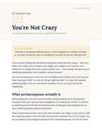 CHAOS — The Perimenopause Symptom Guide (PDF)