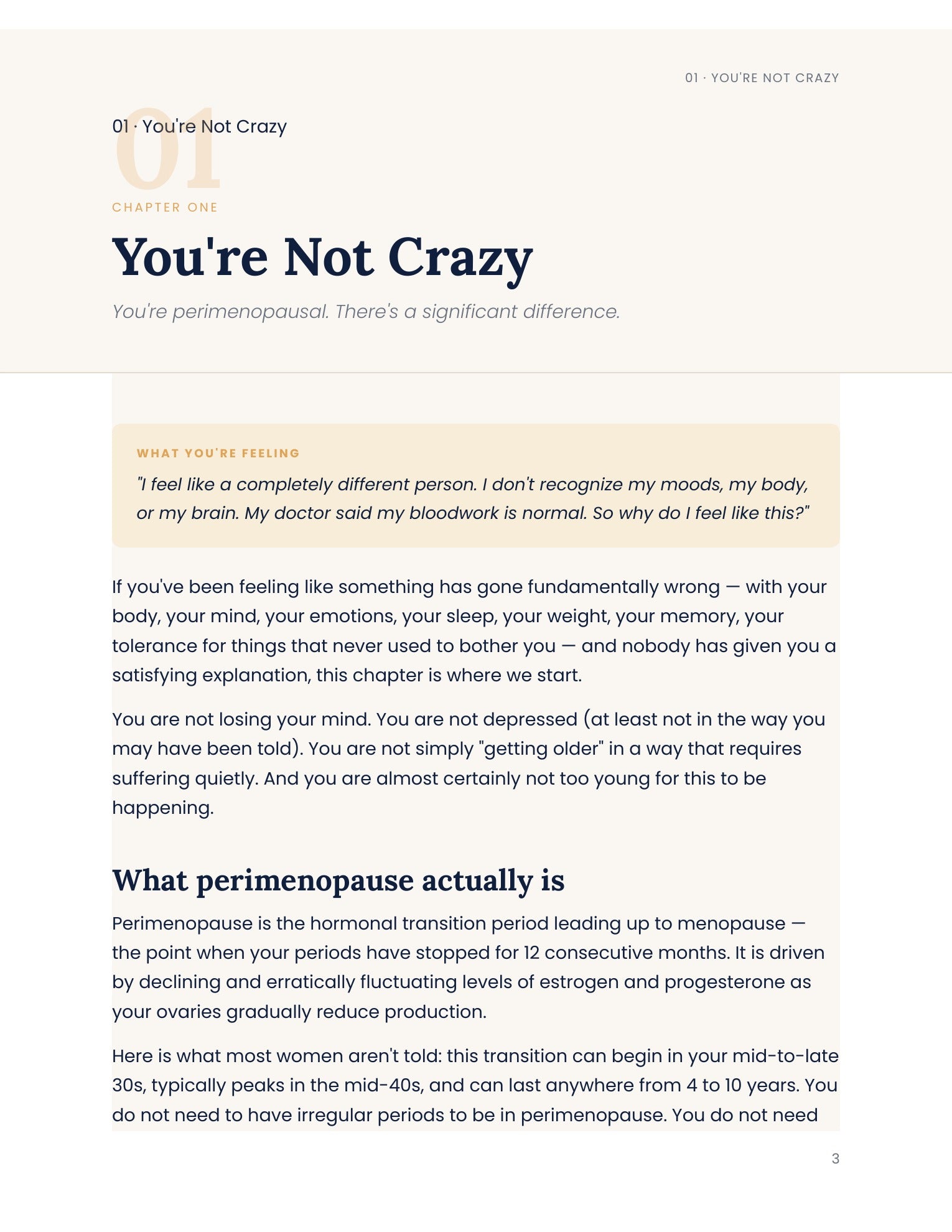 CHAOS — The Perimenopause Symptom Guide (PDF)