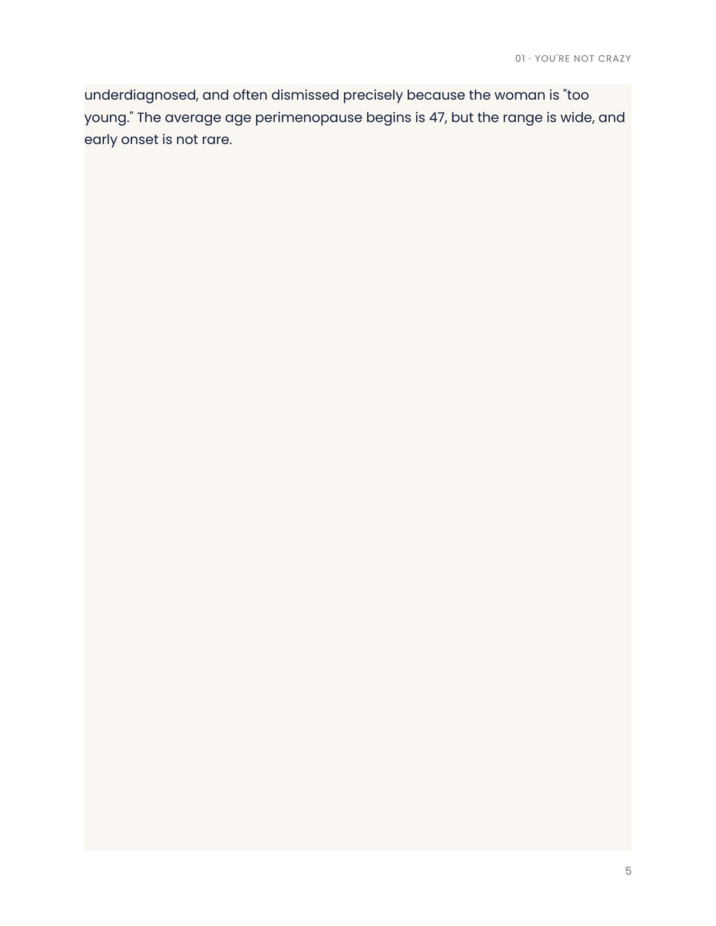 CHAOS — The Perimenopause Symptom Guide (PDF)