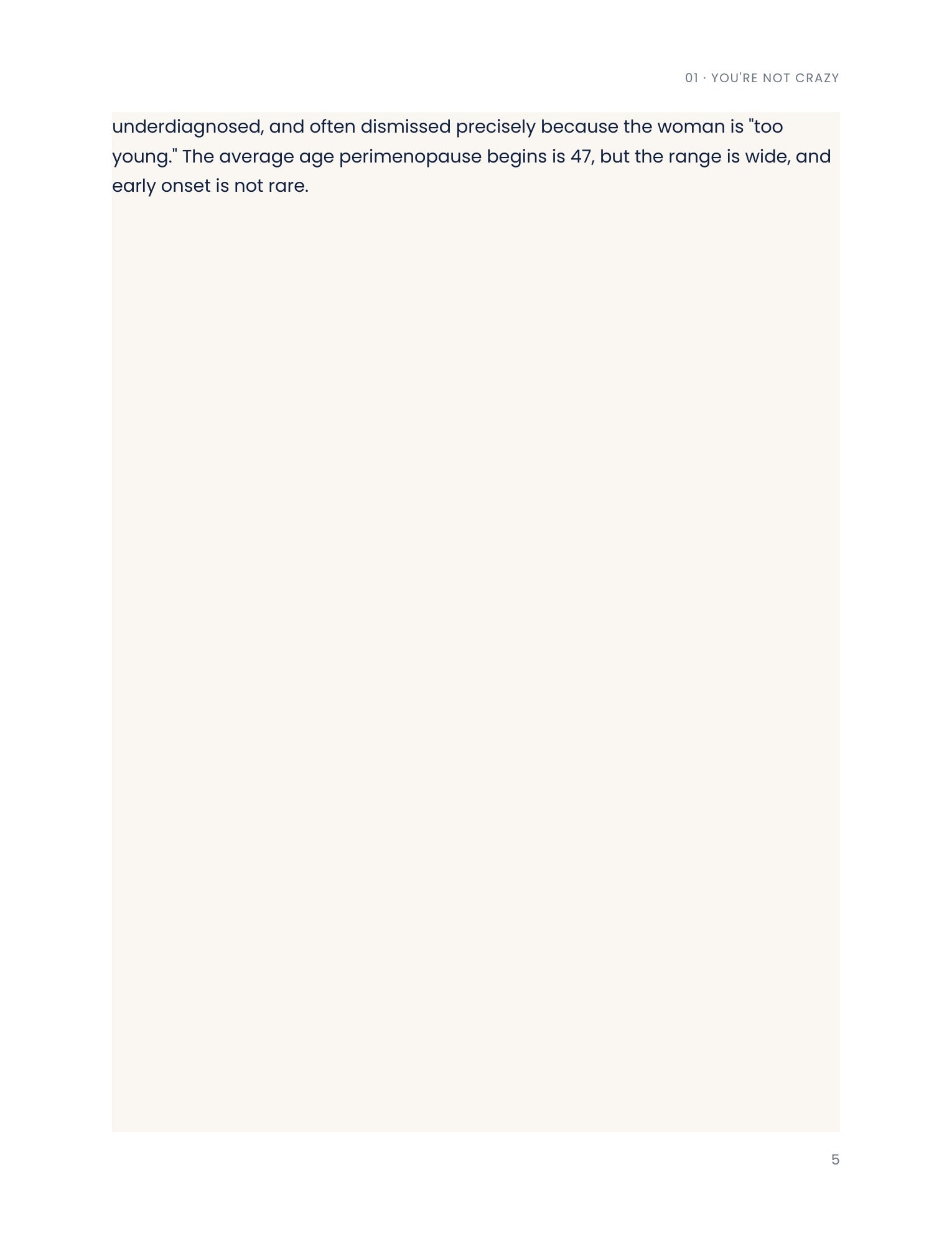 CHAOS — The Perimenopause Symptom Guide (PDF)