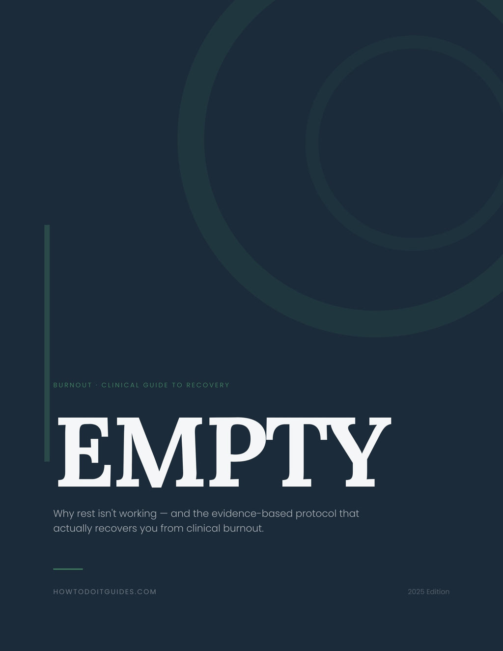 EMPTY — The Clinical Burnout Recovery Guide (PDF)