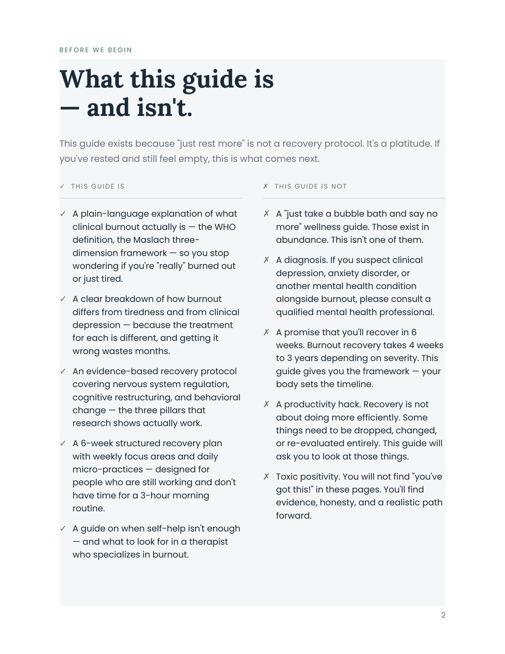 EMPTY — The Clinical Burnout Recovery Guide (PDF)