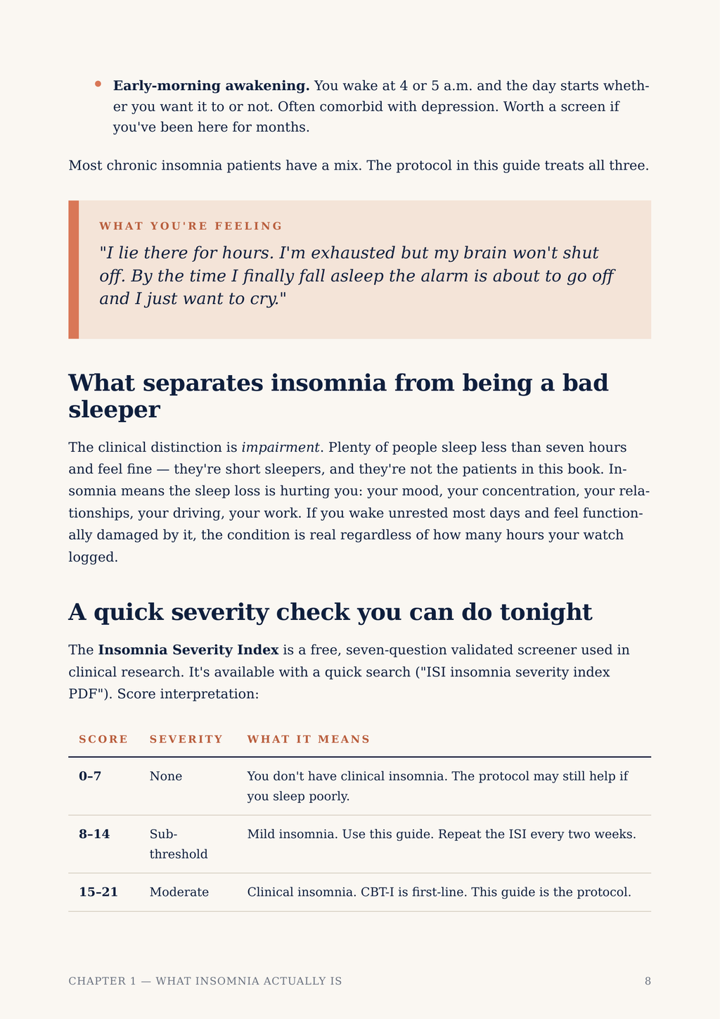 Sample page from the Rest CBT-I sleep protocol guide